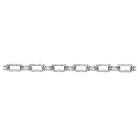 SmallorMediumPeanutEuroChainSilverPlate-Example - The Argus Collection