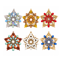 Snowflake Ornament Beading Kit – Complete Bead Kit, 6 Colorways