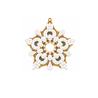 Snowflake Ornament Beading Kit – Complete Bead Kit, 6 Colorways