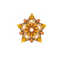 Snowflake Ornament Beading Kit – Complete Bead Kit, 6 Colorways