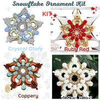 Snowflake Ornament Kit, 4 Colorways - The Argus Collection