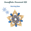 Snowflake Ornament Kit, 6 Colorways