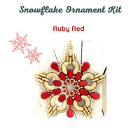 Snowflake Ornament Kit, 6 Colorways