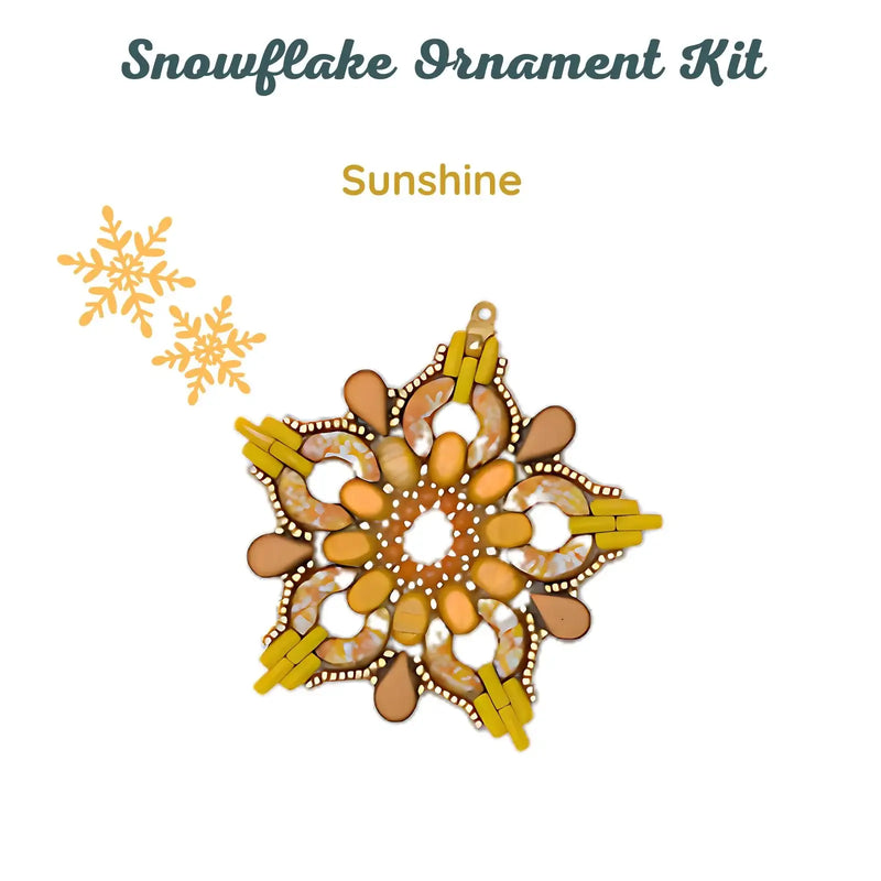 Snowflake Ornament Kit, 6 Colorways