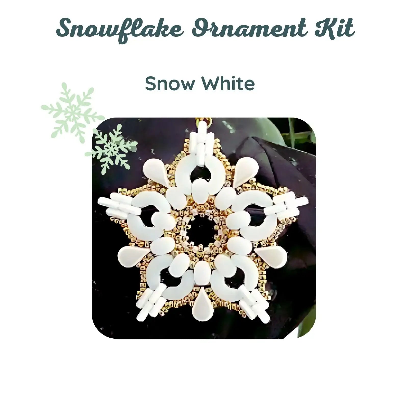 Snowflake Ornament Kit, 6 Colorways