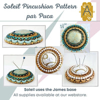 Soleil Pincushion Pattern par Puca - The Argus Collection