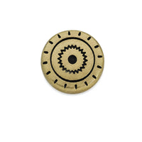 SouthwestCircleSliderforFlatleather-AntiqueBrass_c50b7a50-0764-414b-a061-ca619e3f3aa4 - The Argus Collection