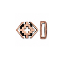 Southwest Cross Rhombus Slider for 5mm Flat Leather or Cork