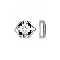 Southwest Cross Rhombus Slider for 5mm Flat Leather or Cork