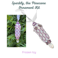 Sparkly, the Pinecone Ornament Bead Kit