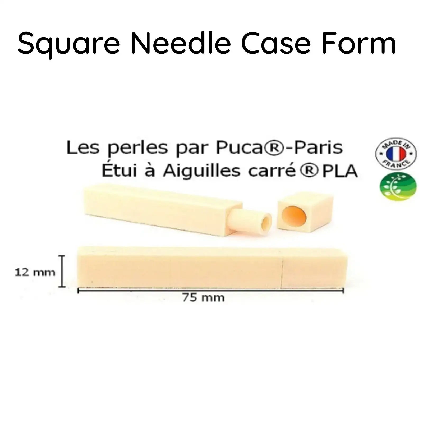Needle Case Support Base, Round & Square par Puca - The Argus Collection