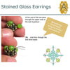 Stained Glass Earrings Pattern - The Argus Collection