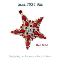 Star 2024 Ornament, Complete Bead Kit