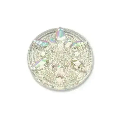 Starflower German Glass Cabochons, 18mm - The Argus Collection