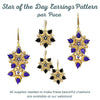 Star of the Day Earrings Pattern par Puca