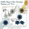 Stella Ring & Star Earrings Pattern par Puca - The Argus Collection