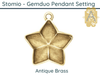 Stomio, Cymbal Gemduo Pendant Setting, 4 Finishes - The Argus Collection