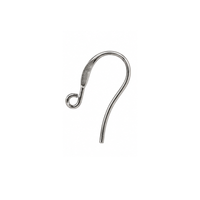 Stylish antique silver ear wire for jewelry making