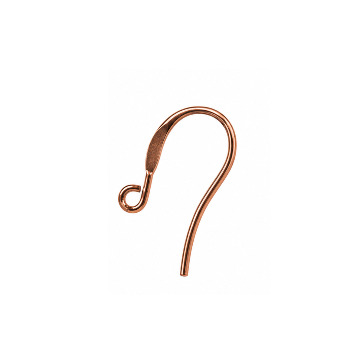 Stylish copper ear wire for jewelry making