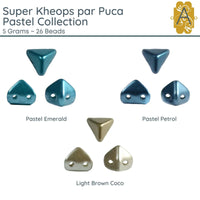 Super Kheops par Puca, 5g, Pastel Collection, 3 Colors - The Argus Collection