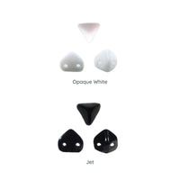 Super Kheops Beads par Puca, Black & White, 5g & 20g. - The Argus Collection