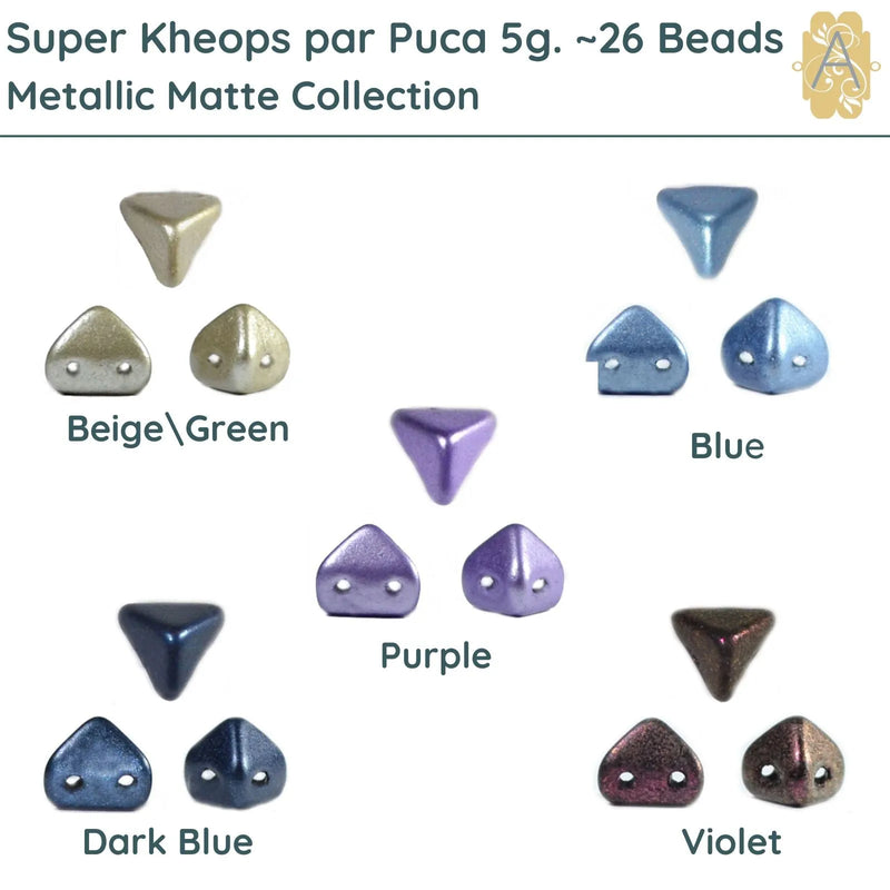 Super Kheops par Puca, 5g, Metallic Matte Collection, 5 Colors - The Argus Collection