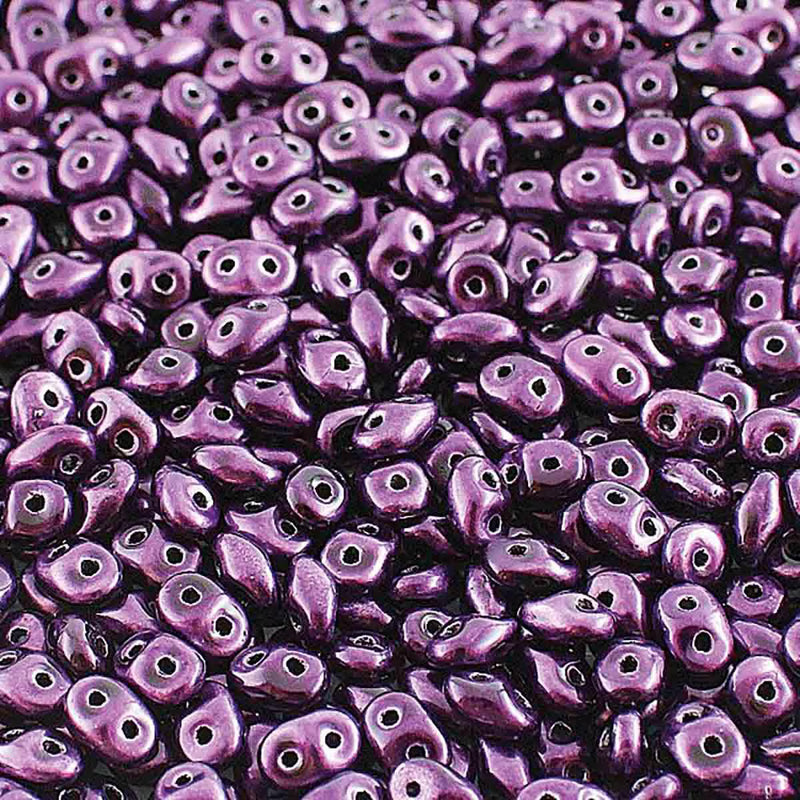 Superduo Beads, Metalust Purple
