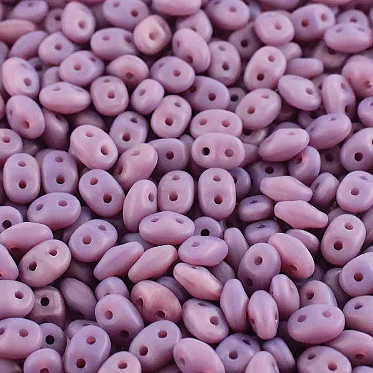 Superduo Beads, Opal Violet Matte