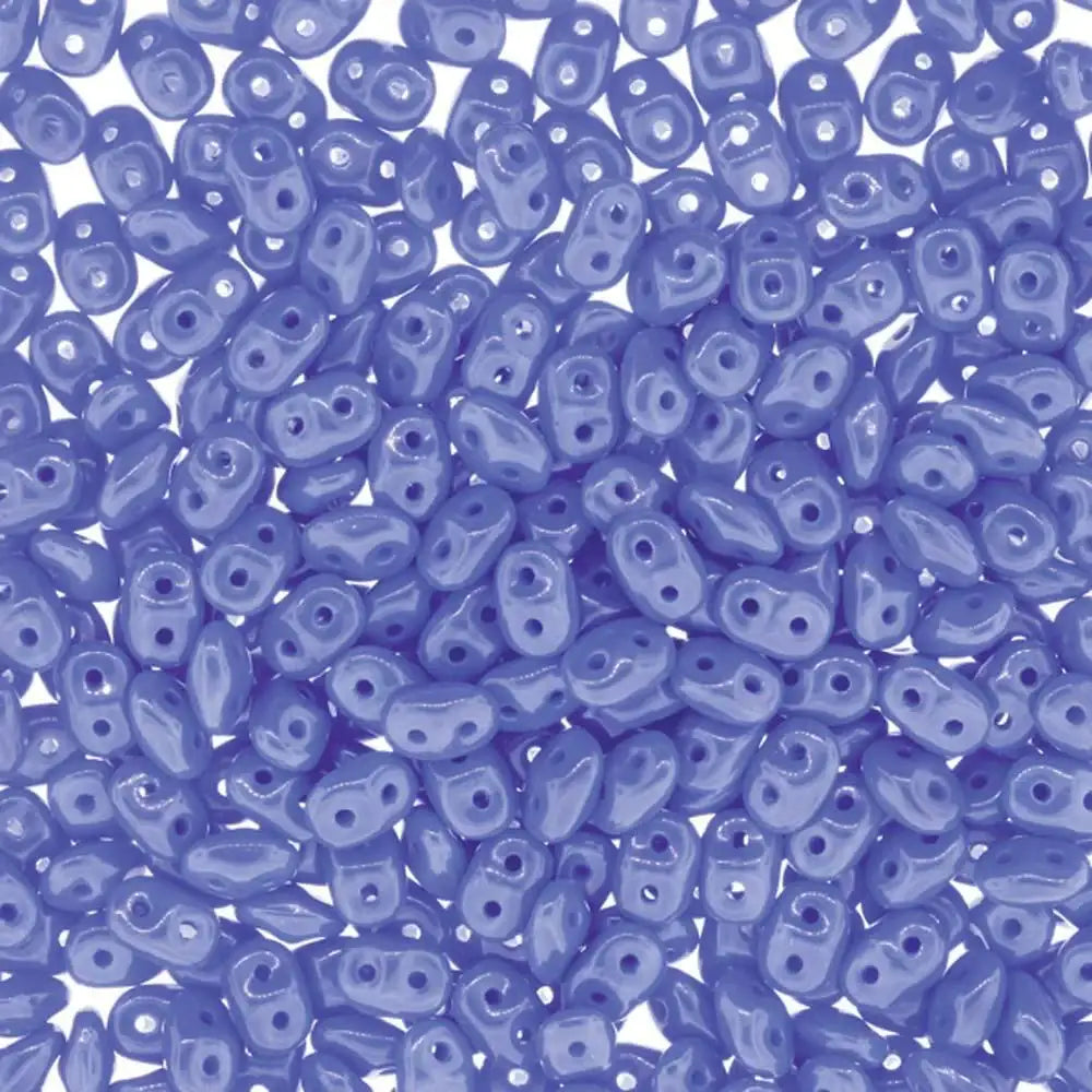 Superduo Beads, Opaque Blue