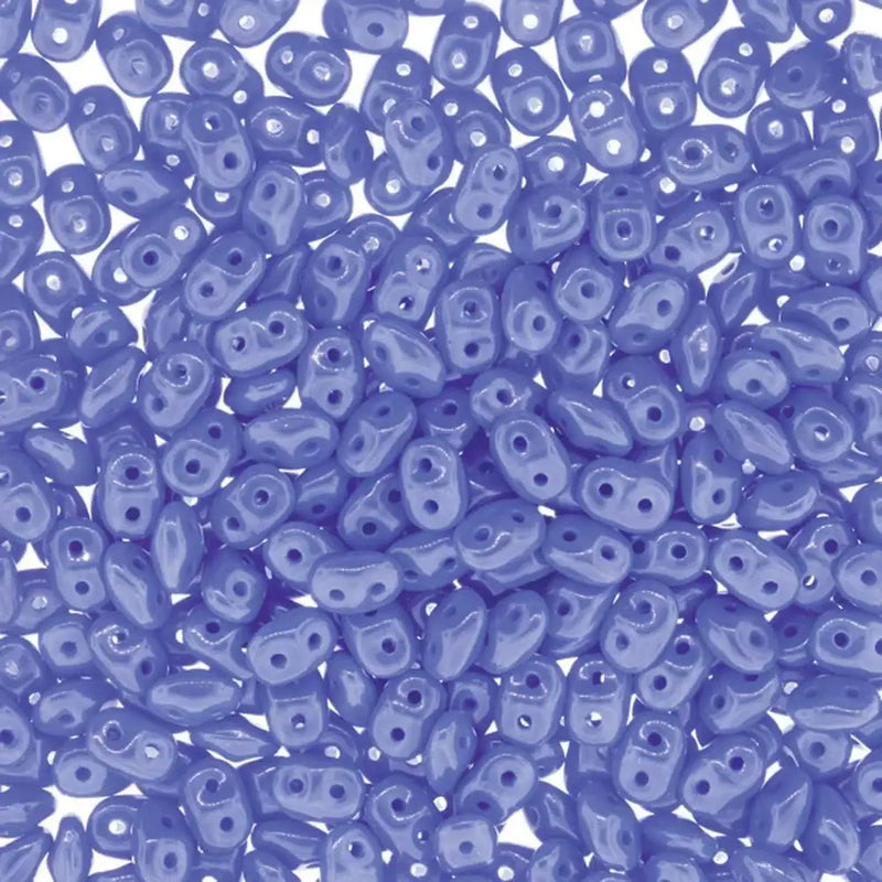 Superduo Beads, Opaque Blue