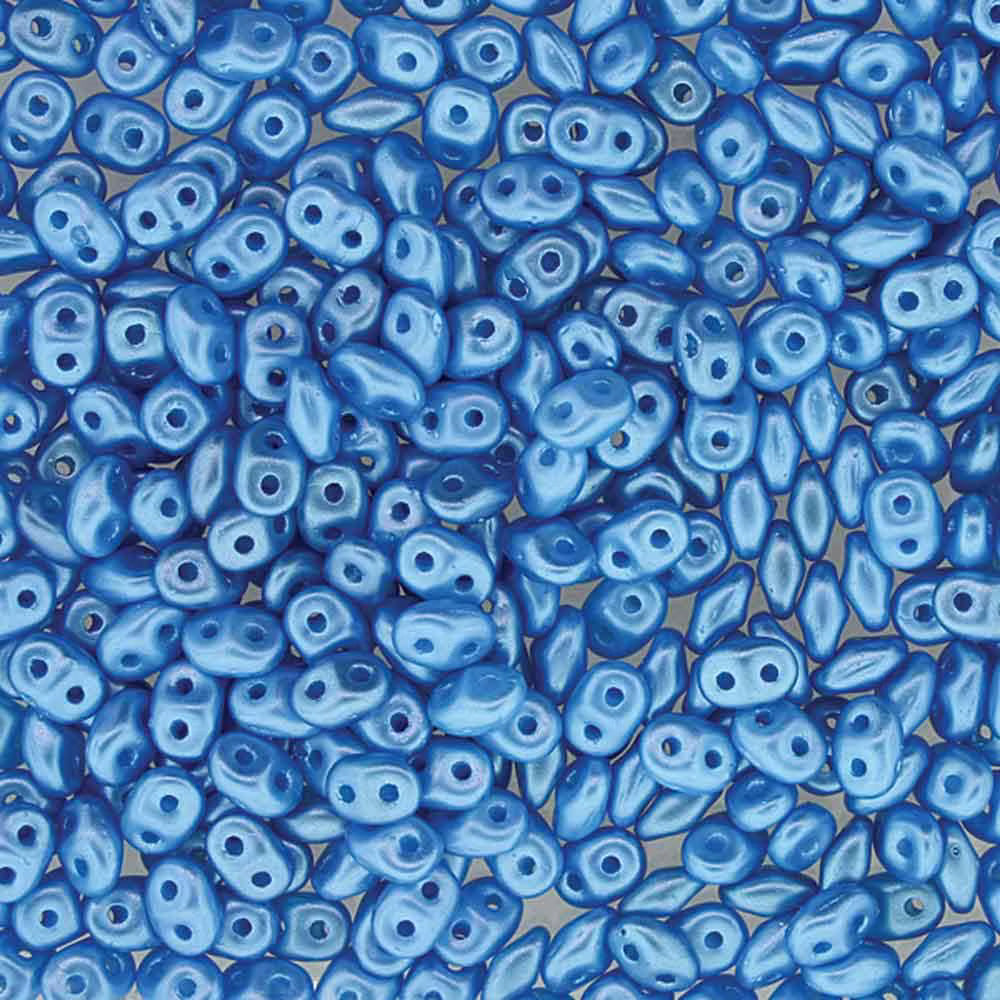 Superduo Beads, Pastel Turquoise