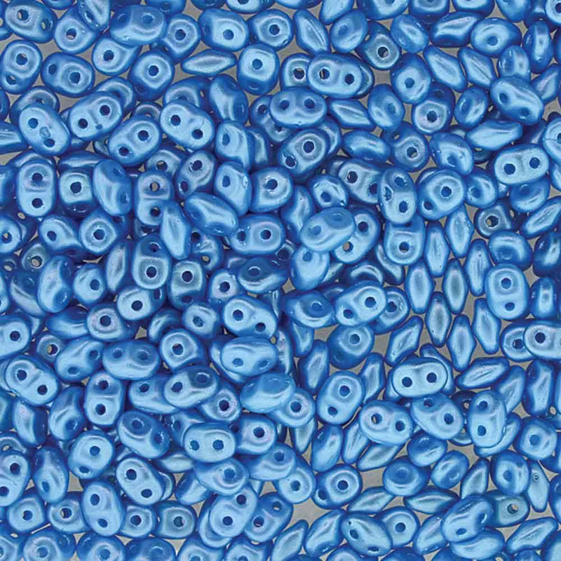 Superduo Beads, Pastel Turquoise