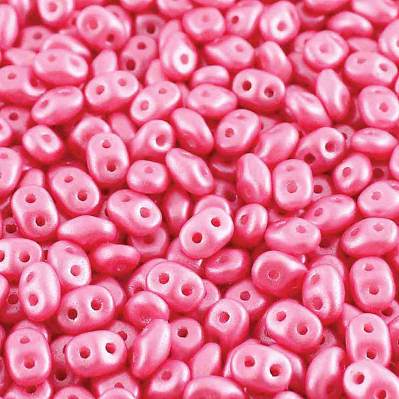 Superduo Beads, Pearl Shine Light Pink