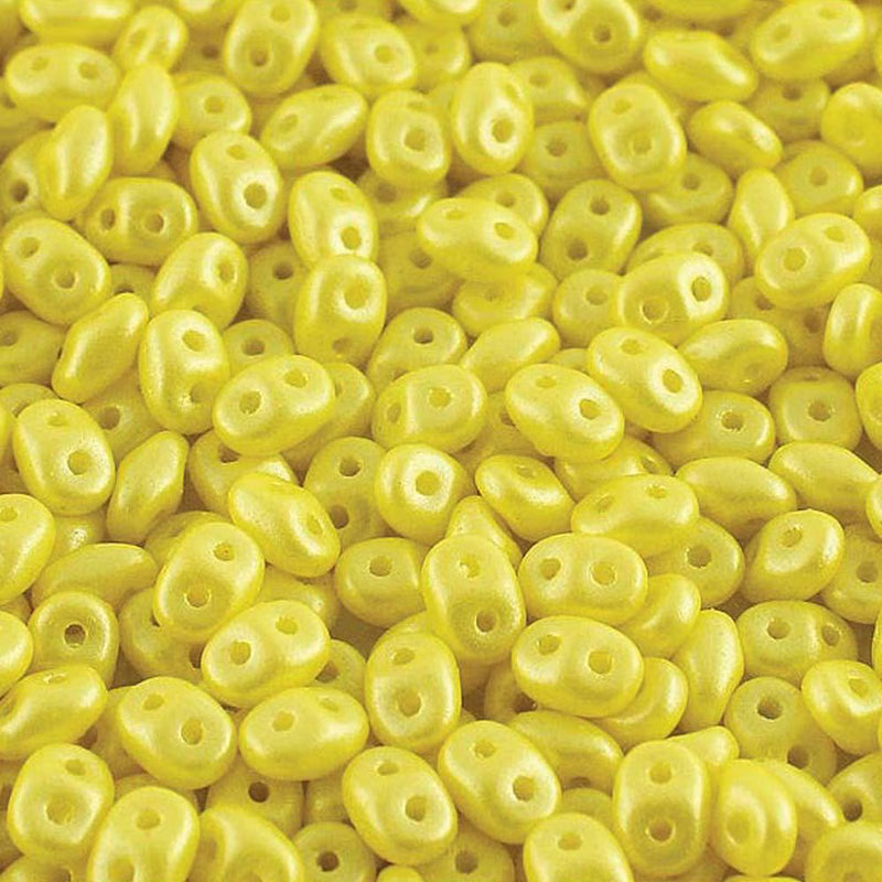 Superduo Beads, Pearl Shine Sunshine