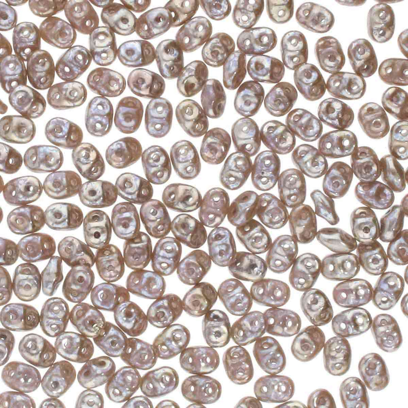 Superduo Beads, Violet Rembrandt