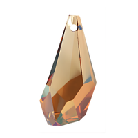 Swarovski 6015 Polygon Drop, 50mm, Crystal Copper