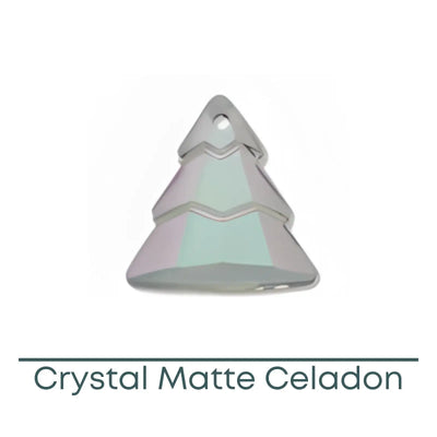 Swarovski Crystal, Christmas Tree Pendant or Charm