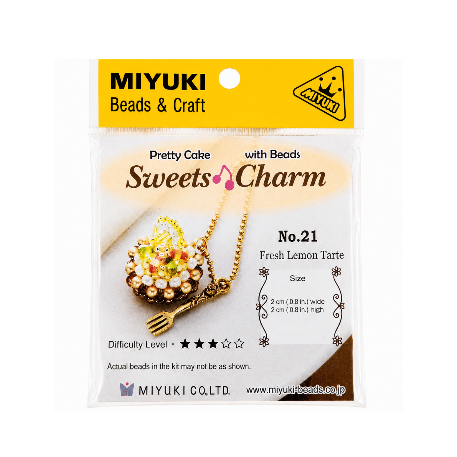 Miyuki Sweet Charm Kit – Fresh Lemon Tart