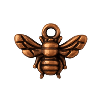 Tierracast Honeybee Charm or Dangle, 2 Pcs.