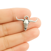Tierracast Texas Longhorn Charm, 2 Pcs