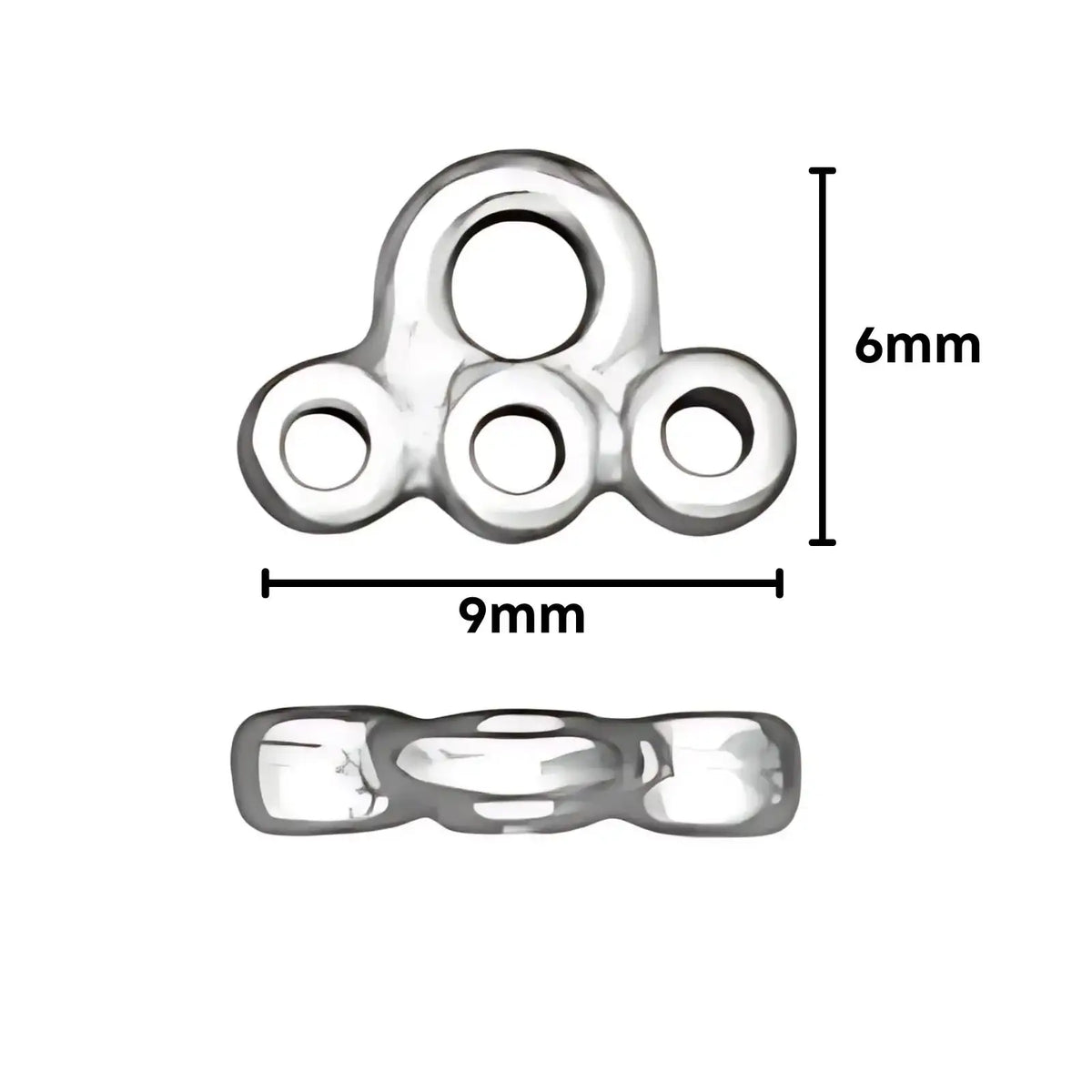 Tierracast 3-to-1 Link, Strand Reducer 4 Pcs. - The Argus Collection