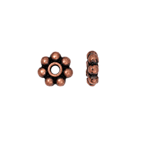 Tierracast Heishi Daisy Spacer Beads, 4mm