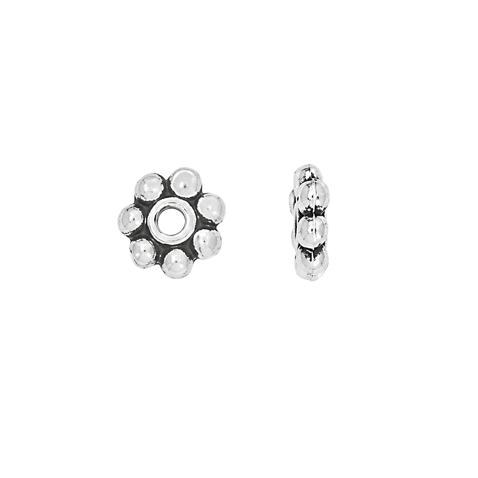 Tierracast Heishi Daisy Spacer Beads, 4mm