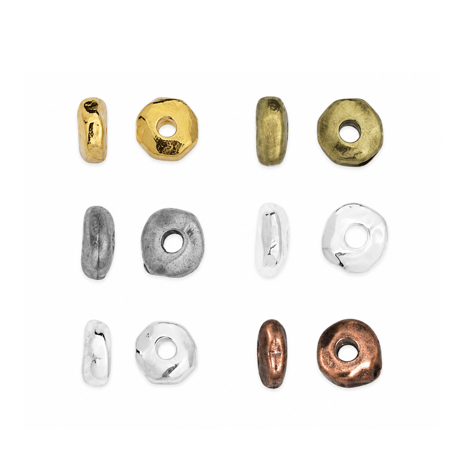 TierraCast Nugget Heishi Spacer Bead – 5mm