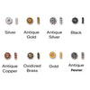 Tierracast Heishi Daisy Spacer Beads, 6mm in 6 Finishes - The Argus Collection