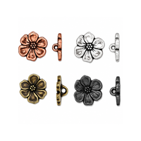 TierraCast Apple Blossom Buttons, 2 Pcs