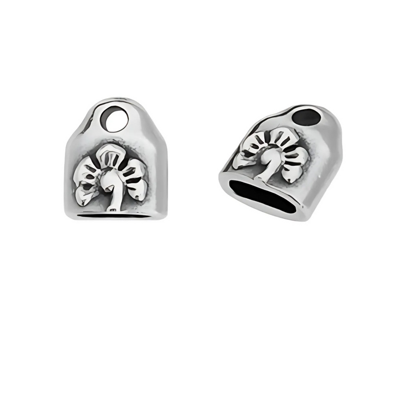 Tierracast Blossom Crimp End Caps, 2 Pcs.