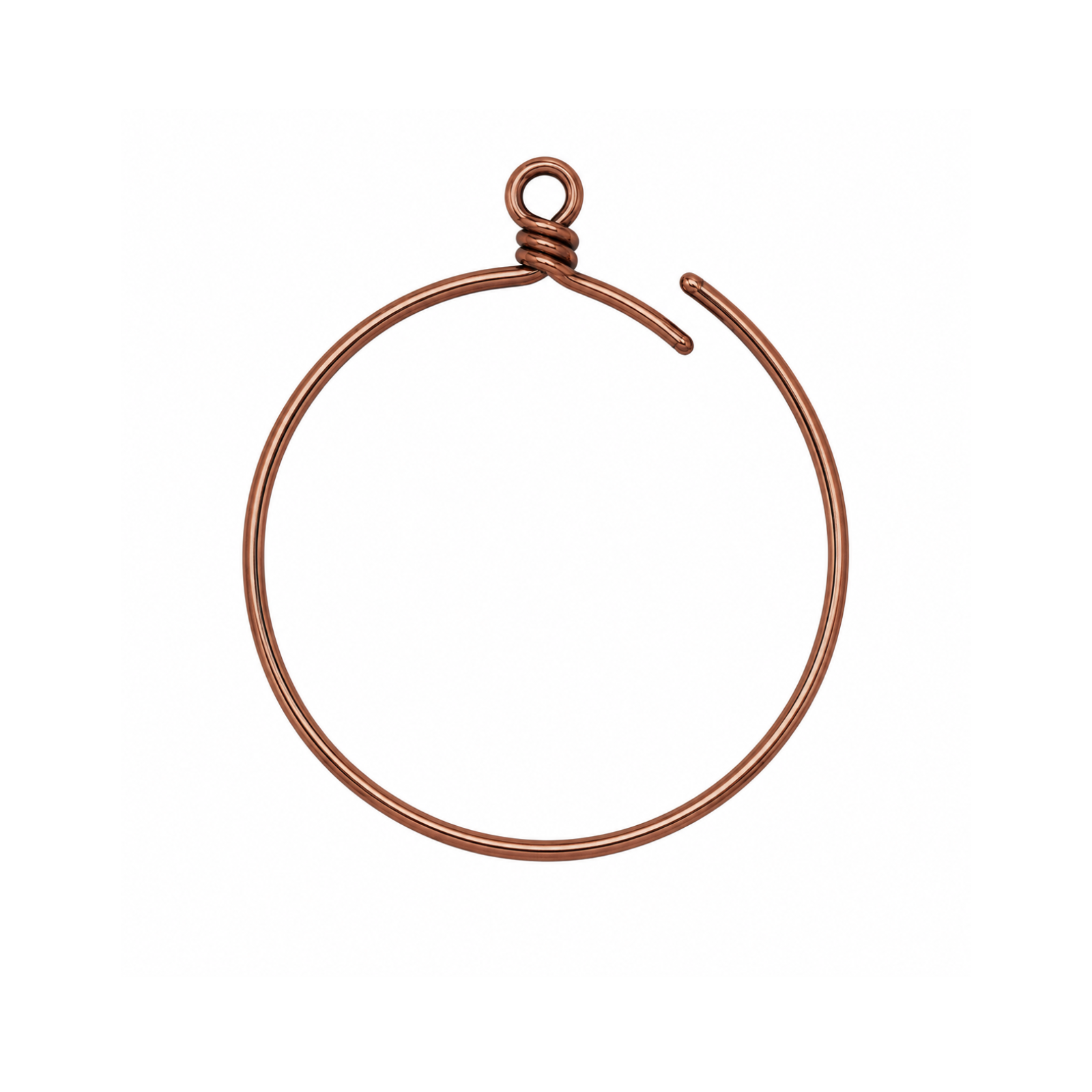TierraCast Charm or Pendant Keeper Hoop, 42mm