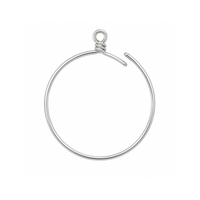 TierraCast Charm or Pendant Keeper Hoop, 42mm