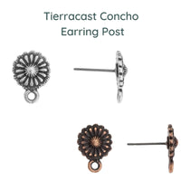 Tierracast, Concho Earring Posts, 1 Pair - The Argus Collection
